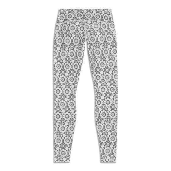Lululemon Wunder Under Pant -- Twiggy Printed Nimbus / Soot Light - Picture 4 of 8